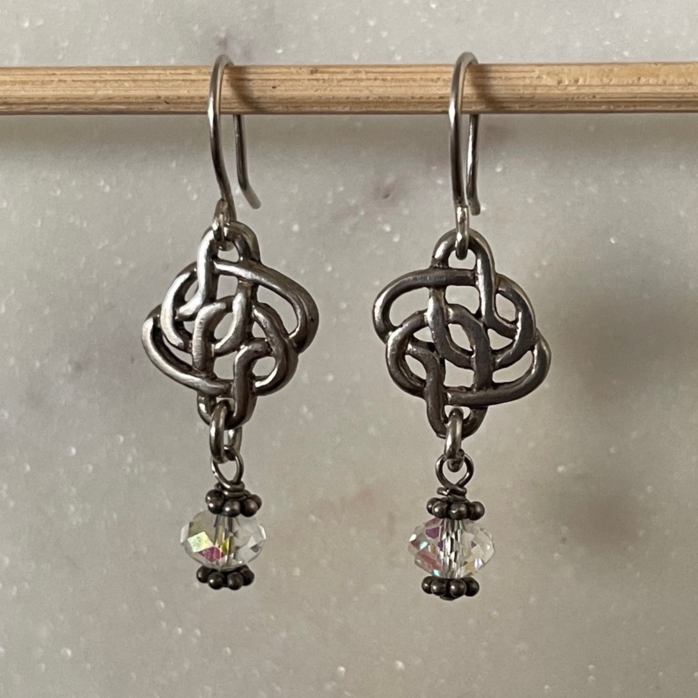 Sterling Celtic earrings.